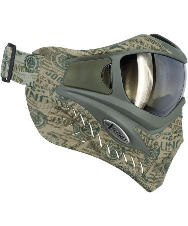 VForce Grill Special Edition Headstamp Paintball Mask Goggle with Quicksilver Lens - One Size Fits All - Buy Online on SooperMarket.com