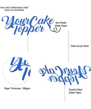 Trimming Shop Glitter Happy Retirement Cake Topper Holiday Beach Style Design for Farewell Retired Party Celebration Cake Decoration Supplies - Green - Buy Online on SooperMarket.com