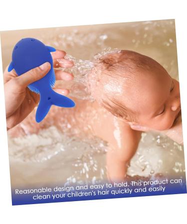 2pcs Silicone Scalp Scrubber & Shampoo Brush Set for Baby Exfoliating & Massage - Shower & Body Cleaning Accessory - Buy Online on SooperMarket.com