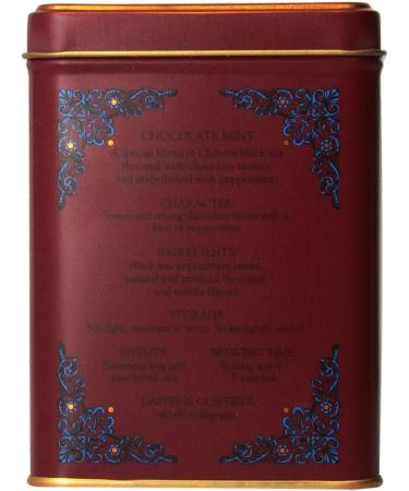 Harney & Sons Chocolate Mint Tea Blend - 20 Sachets (1.4 oz) | Premium HT Tea - Buy Online on SooperMarket.com