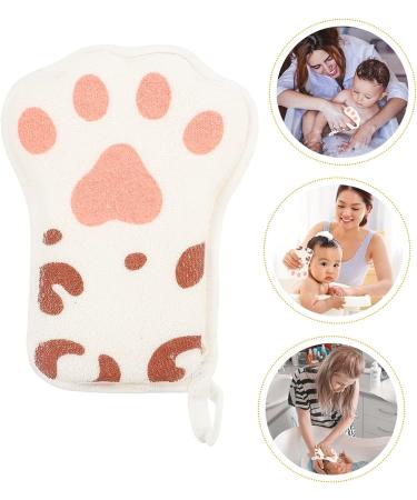 Toyvian 2pcs Paw Bath Cotton Body Scrubber Sponge Set for Kids - Natural Mesh Baby Shower Towel Puffs - 3 Pack (As Shown) - Buy Online on SooperMarket.com