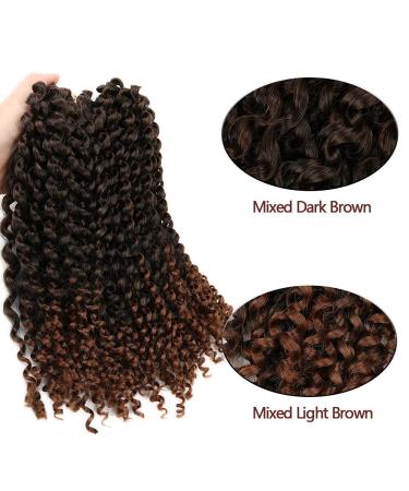Lady Miranda Afro Kinky Curly Braiding Hair Extensions 10 Inch 3X Braid Synthetic Hair- Black&Brown 1B/30 - Buy Online on SooperMarket.com