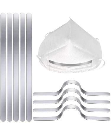 Nose Bridge Strip 150PCS Shed Protector Aluminum Strips(Specs: 0.02X0.2X3.54 inch) for DIY Mask Handmade Crafting Making Nose Bridge Clip