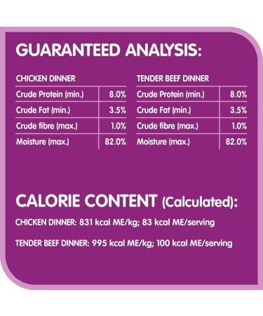 WHISKAS Meaty Selections Adult Wet Cat Food Pat - 6 Chicken 6 Beef 12x100g Tray Beef Chicken Chicken - Beef 100 g (Pack of 12) - Buy Online on SooperMarket.com