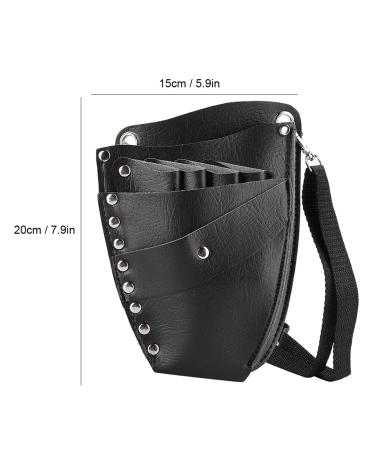 Professional Hairdressing Tool Storage Waist Bag - Scissors & Comb Organizer for Salons | PU Material - Buy Online on SooperMarket.com