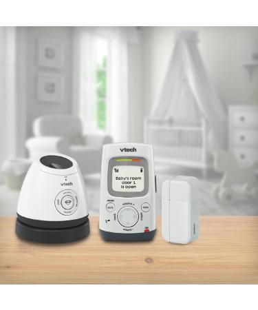 VTech DM271-102 Audio Baby Monitor with Glow-on-Ceiling Night Light and Sensor, Vibrating Alert, Intercom & Belt Clip - Buy Online on SooperMarket.com