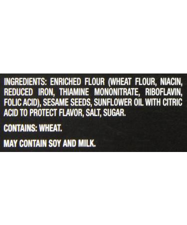 Dare Toasted Sesame Water Crackers - Healthy Entertaining Snacks with 0g Trans & Saturated Fat - 4.4oz (Pack of 6) - Buy Online on SooperMarket.com