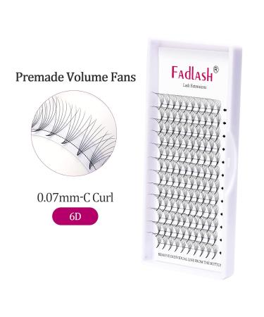 Shop 6D 0.07mm C Curl 12mm Premade Russian Volume Eyelash Extensions | Artificial Lashes for Stunning Volume - Buy Online on SooperMarket.com
