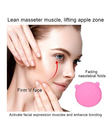 Jawline Exerciser for Slimming and Toning Your Face - Reduce Stress and Cravings with Face and Neck Exerciser - Pink Bear Design - Buy Online on SooperMarket.com