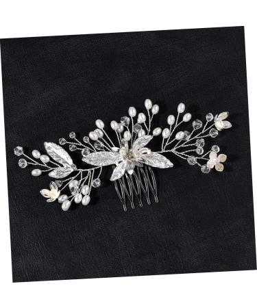 FOYTOKI Handmade Crystal Tiara Bridal Hair Comb Wedding Hair Accessories for Brides Wedding Hair Comb for Brides Bride Headpieces for Wedding Bridal Rhinestone Headpieces Bridal Headdress - Buy Online on SooperMarket.com