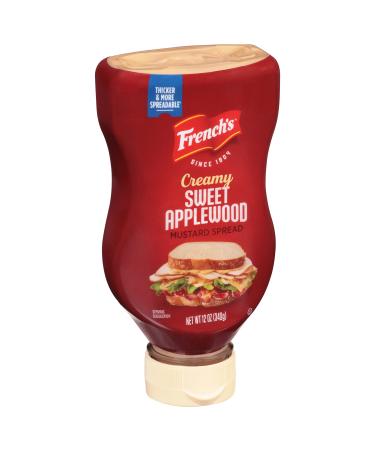 French's Creamy Sweet Applewood Mustard Spread 12 oz (Pack of 8) 12 Ounce (Pack of 8)