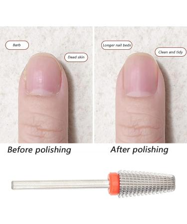NICENEEDED Tungsten Nail Carbide 5 in 1 Bit Two Way Rotate use for Both Left and Right Handed 3/32 Inch Professional Nail Drill Bits for Fast Remove Acrylic or Hard Gel(Silver Fine) Style 1 - Buy Online on SooperMarket.com