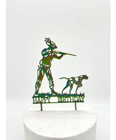 Hunter Hunting Dog Cake Topper Birthday Cake Topper