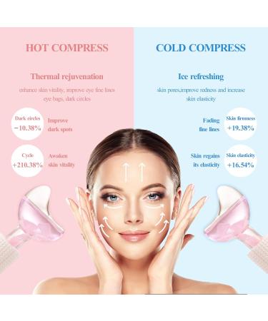 Buy Ice Globes for Facials Tighten Skin Reduce Puffiness & Enhance Circulation (Pink) | International Shipping Available - Buy Online on SooperMarket.com