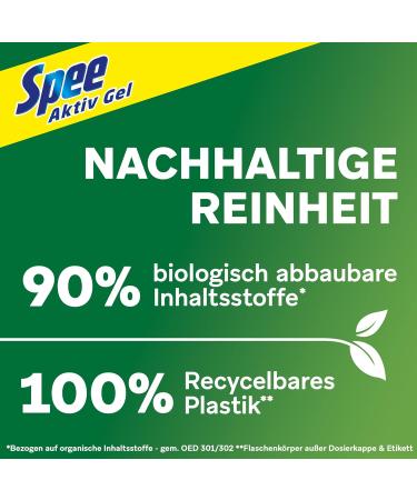 Buy Spee Active Gel 4+1 Universal Liquid Detergent (2.25L) 50 Wash Loads | Radiance Freshness & Sustainability | International Shipping Available - Buy Online on SooperMarket.com