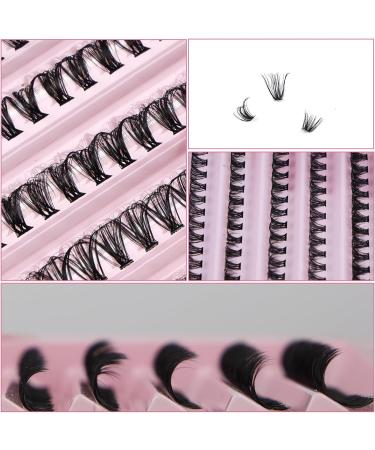 DYI Lash Extension Kit - 200pcs Individual Lashes, D Curl Volume Clusters, Lash Bond, Seal, Tweezers - Home Application Kit - Buy Online on SooperMarket.com