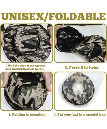 Toatelu Beekeeper Hat with Mosquito Net - 2-Pack Foldable Outdoor Cap for Camping Hiking & Gardening - Buy Online on SooperMarket.com