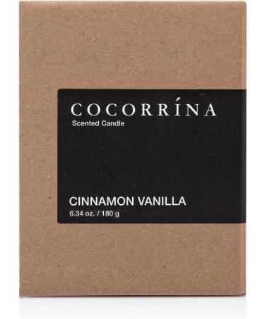 Buy Cocorr na Cinnamon Vanilla Candle | 420g Natural Soy Candle | 46-Hour Burn | Perfect Christmas Gift - Buy Online on SooperMarket.com