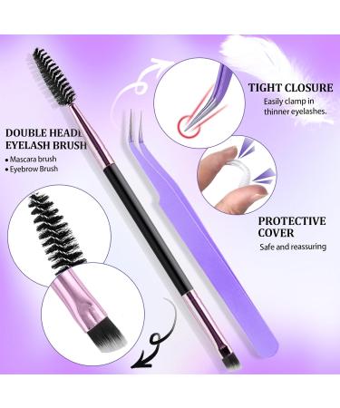 DNSGOOR DIY Lash Extension Kit 840Pcs D Curl Individual Lash Clusters Eyelashes Extension Set with Mirror Lash Storage Box Lash Bond&Seal Glue Remover Tweezers Lash Brush Applicator A-Lash Kit 30-60D - Buy Online on SooperMarket.com