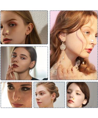 4-Pack Nose Piercing Kit | Disposable Self Piercing Gun with Built-in Studs | Safe & Convenient | Ideal for Family Use (White + Pink) - Buy Online on SooperMarket.com