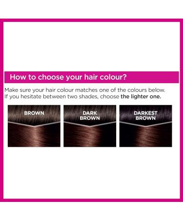 L'Oreal Paris Ammonia-Free Semi-Permanent Hair Dye - Dark Chocolate Brown Glossy Colour | Natural Finish, Up to 28 Shampoos | Casting Cr me Gloss 323 - 1 Application - Buy Online on SooperMarket.com