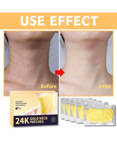 Collagen Neck Mask Dark Neck Remover Neck Wrinkle Patches Anti Aging Neck Mask 24K Gold Anti Wrinkle Patches For Skin Anti Ageing Neck Wrinkle Patch For Neck Tightening And tightening - Buy Online on SooperMarket.com