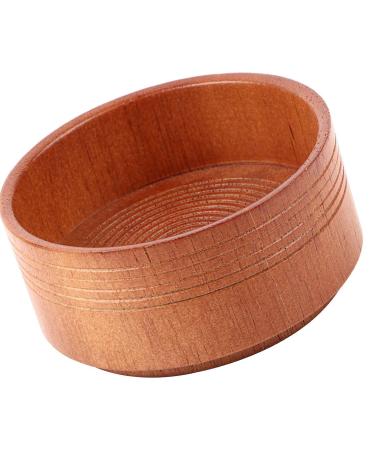 Natural Shaving Soap Cream in Wooden Bowl - Premium Men's Shaving Tool for Razor & Cleansing Foam - Buy Online on SooperMarket.com