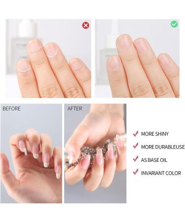 TBeautfave Clear Nail Polish Base Coat Top Coat With a Vegan Formula Quick Dry Top Coat Nail Polish Breathable Nail Polish No Need Cure Nail Gel Polish Nail Varnish at Home Transparent - Buy Online on SooperMarket.com