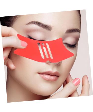 Baluue Eyeliner Eyelash Shield Eyelash Applicator Tool Women Eyeliner Stencils Red 10.3x3.8cm Red - Buy Online on SooperMarket.com