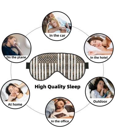 American Camouflage Soft Sleep Eye Mask | Breathable Eye Patch for Women | Ideal for Travel & Relaxation - Buy Online on SooperMarket.com