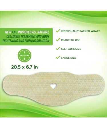 Firming & Shaping Contouring Body Wrap - All Natural Anti-Cellulite Solution (10 Wraps) - Buy Online on SooperMarket.com