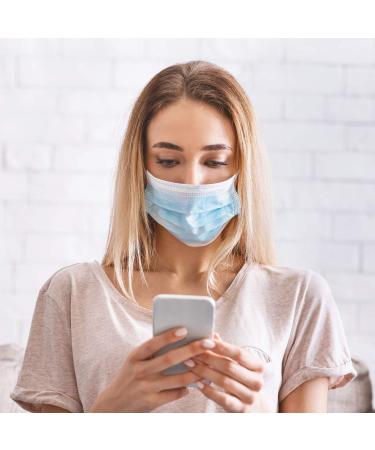 Wish Disposable Face Masks - Pack of 50 - 3 Ply - Wide Ear Loop for Extra Comfort - Ships from USA - Buy Online on SooperMarket.com