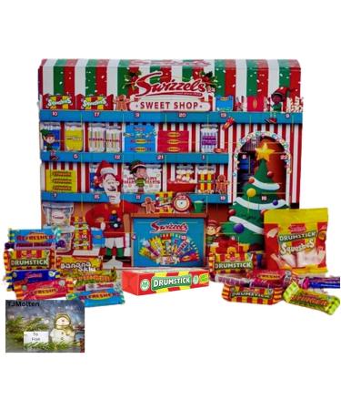 Swizzels Sweets Advent Calendar 2023 - Retro sweets advent calendar | Countdown to Christmas selections sweets | Gluten Free Advent Calendar for Kids Men Women with gift tag 220 g (swizzels advent) - Buy Online on SooperMarket.com