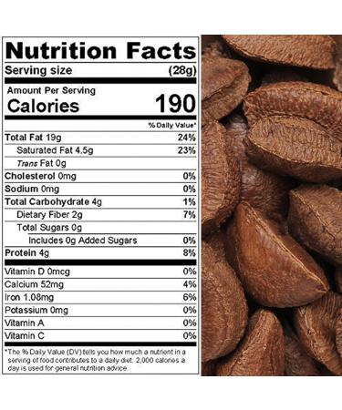 Buy Premium Raw Brazil Nuts In Shell - 10 lbs | Keto Vegan Non-GMO | High-Protein Snack | Convenient Packaging by Presto Sales - Buy Online on SooperMarket.com