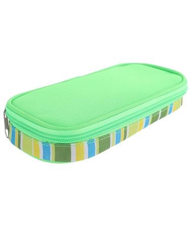 Healeved Travel Toiletries Insulin Cooler Travel Cases Diabetic Insulated Cooler Bags Insulation Insulin Bags Zipper Diabetic Medicine Storage Bag (Green) Insulin Travel Case