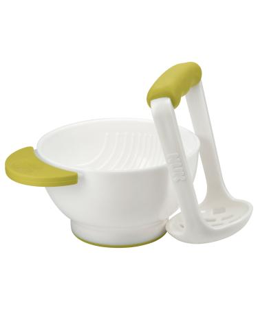 NUK FOOD MASHER & BOWL - Green