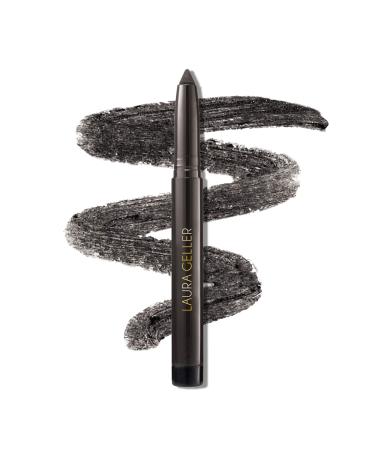 LAURA GELLER NEW YORK Kajal Longwear Kohl Eyeliner Pencil with Caffeine  Smooth & Blendable Makeup  Deep Charcoal