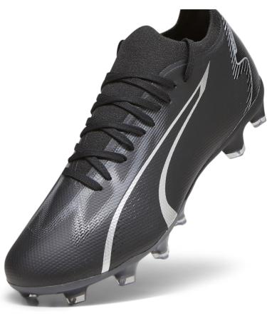 PUMA Men's Ultra Match FG/AG Football Shoe | Size 43 EU | Puma Black/Asphalt - International Shipping Available - Buy Online on SooperMarket.com