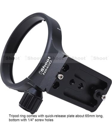 iShoot Lens Support Collar for Nikon AF 80-400mm & 300mm - Quick Release Plate Included - Buy Online on SooperMarket.com