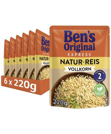 BEN'S ORIGINAL BEN'S ORIGINAL Ben's Original Express Rice Brown Rice 6 Packs (6 x 220g) Brown Rice 220 g (Pack of 6)