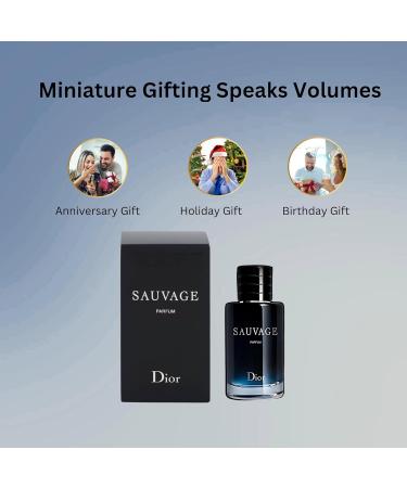 Dior Sauvage Parfum for Men - .34 oz./10ml Mini Sauvage 0.33 Fl Oz (Pack of 1) - Buy Online on SooperMarket.com