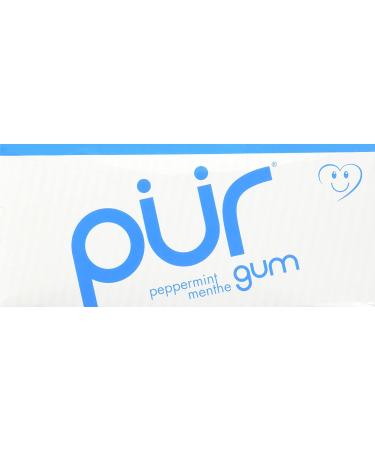 PUR Peppermint Gum - 9 Count - 12 Pack | Sugar-Free Chewing Gum - Buy Online on SooperMarket.com