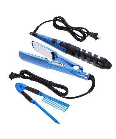 BELLIFFY 1 Set Curling Iron Set Hair Rollers Hair Curler Curling Wand Comb Hair Straightener for Women Copper