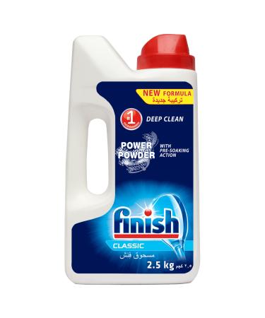 Finish Classic Dishwasher Detergent Powder with Pre-Soaking Action 2.5Kg