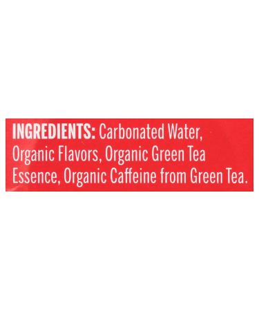 Nixie Sparkling Water Green Tea Pomegranate - Organic, 12 Fl Oz, 8 Pack - Buy Online on SooperMarket.com