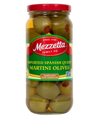 Mezzetta Spanish Queen Olives, Imported Martini, 10 Ounce