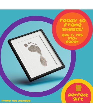 Inkless Baby Hand and Foot Print Kit - Includes 10 Sheets & 3 Towelettes - Perfect for Framing - Buy Online on SooperMarket.com