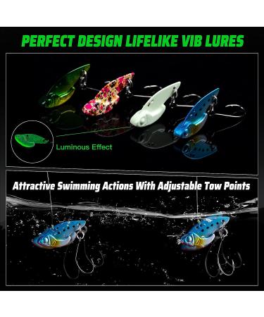 Goture Fishing Spoons Hard Lures Casting Spoon/Ice Fishing Jigs - Trout Bass Pike Walleye Crappie Bluegill - 12pcs in Tackle Box - Buy Online on SooperMarket.com