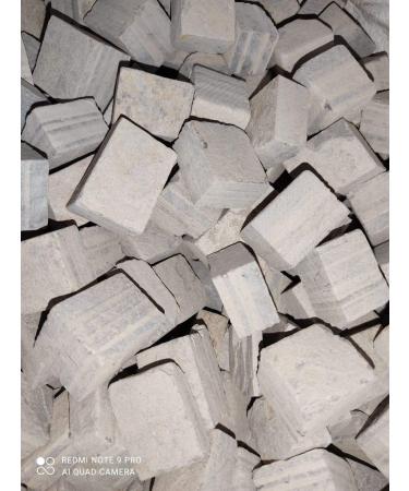 India Clay Edible Black Slate Cubes