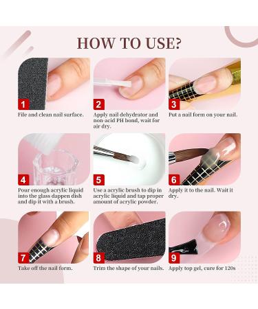 Saviland Clear Acrylic Powder 2.12 OZ - Professional Large Capacity Nail Polymer for Extension & French Manicure | Ideal Christmas Gift for Nail Salons & Home DIY - A1-Clear Acrylic Powder - Buy Online on SooperMarket.com